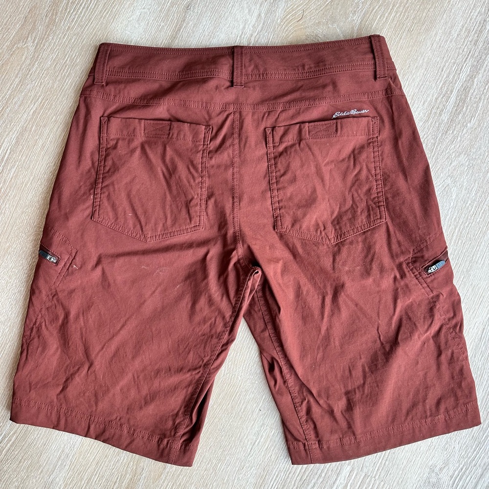 Eddie Bauer First Ascent Guide Pro Shorts – Men’s Size 34 Rust - Picture 4 of 5